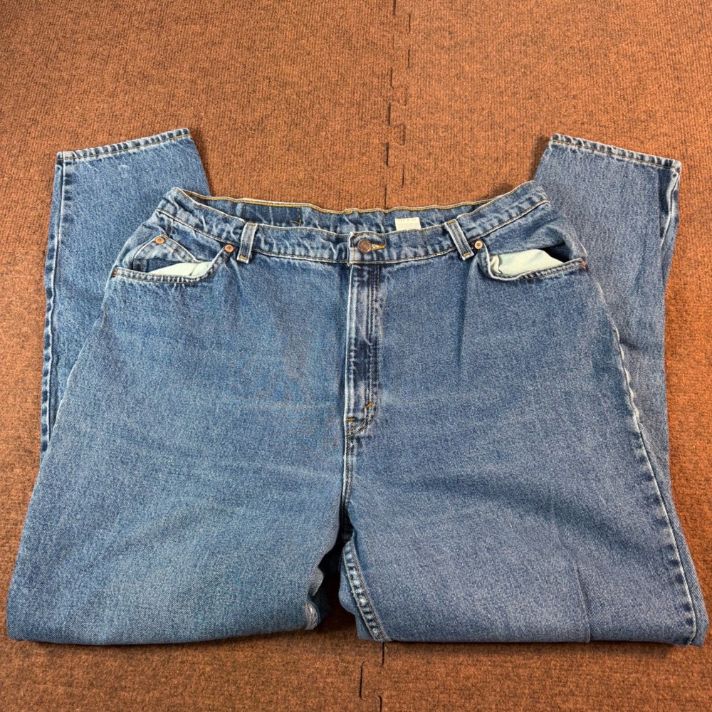 Levis 9922 Tapered Fit Jeans Womens 20 Med Orange Tab USA Vintage 90s Blue Denim